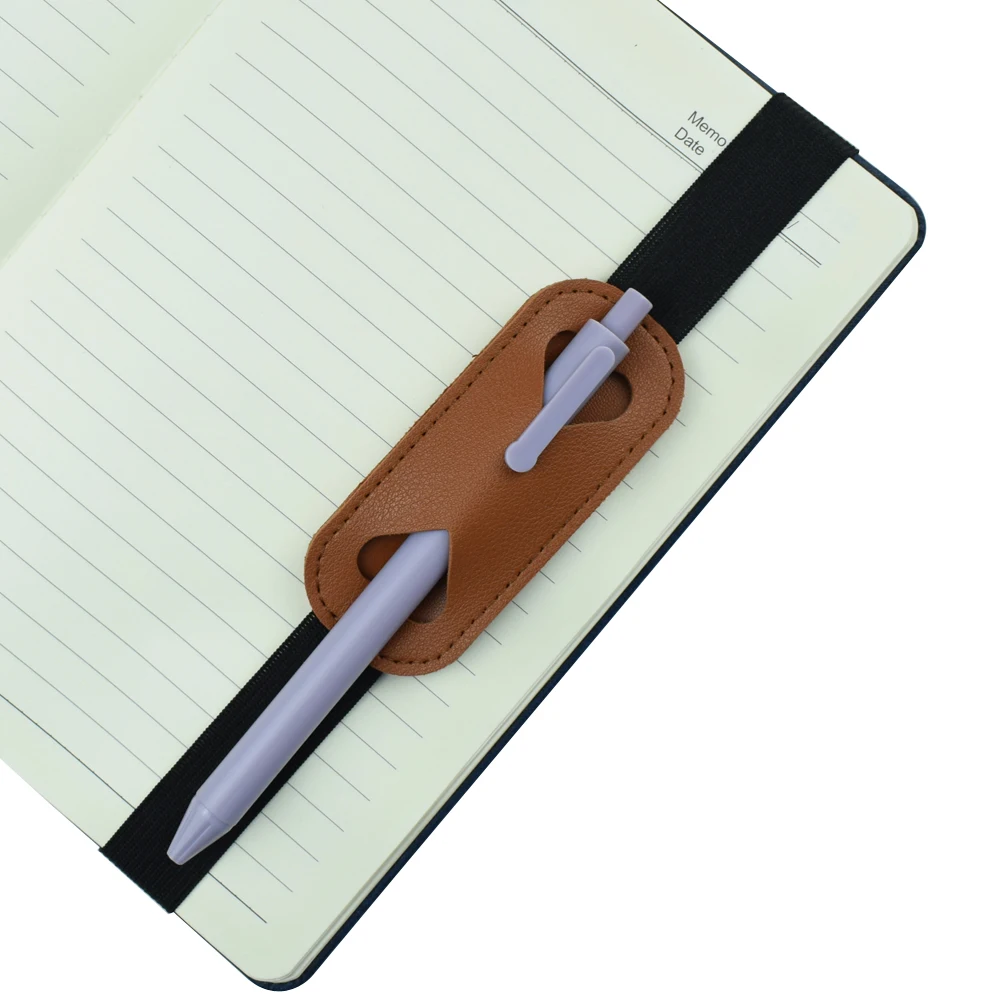Elastic PU Leather Pen Holder Band for Notebook Covers Journals and Books Accessories Keep Writing Tools Handy