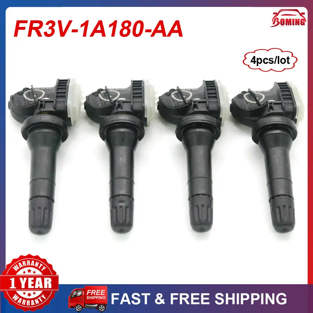 

Set of 4pcs FR3V-1A180-AA TPMS Tire Pressure Sensor For FORD F-250 F-350 F-450 F-550 SUPER DUTY MUSTANG 2016-2020 315MHz