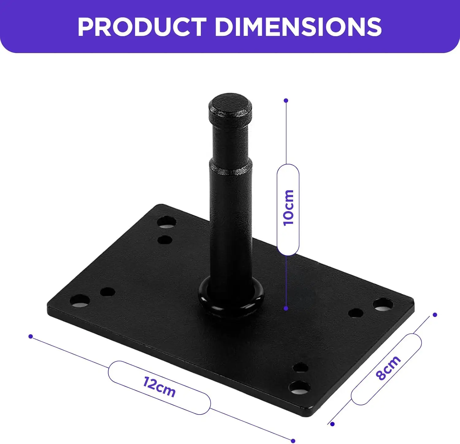 Studio Baby Pin Plate Wall Ceiling Mount,3.9
