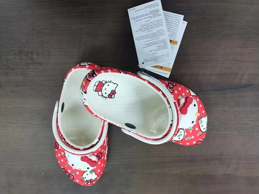 Miniso Hello Kitty Pochacco Melody Summer Children Cartoon Children Slipper Nonslip Soft Soled Wrap Toe Sandal Kid Birthday Gift image 5