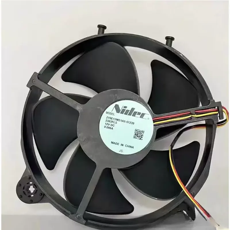 For Nidec Round Fan Z19E12MS1A5-57Z20 12V 0.086A Refrigerator Fan