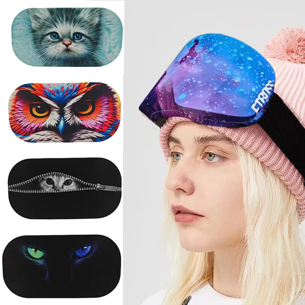 

Чехлы для очков Лыжное оборудование Спорт на открытом воздухе Модные катание на лыжах Снежный скутер Мужчина Женщина Эластичные материалы Легкий Легкий для переноски