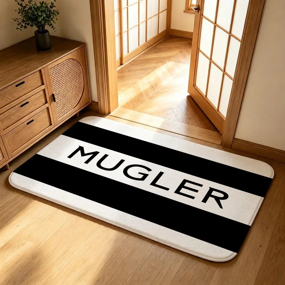 Brand-MuglerS Floor Mat Shower Foot Mat, Bedside Carpet, Entrance Absorbent Doormat, Soft Non-Slip