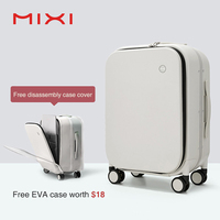 Mixi Patent Design Aluminum Frame Suitcase Carry On Rolling Luggage Beautiful Boarding Cabin 18 20 24 Inch M9260