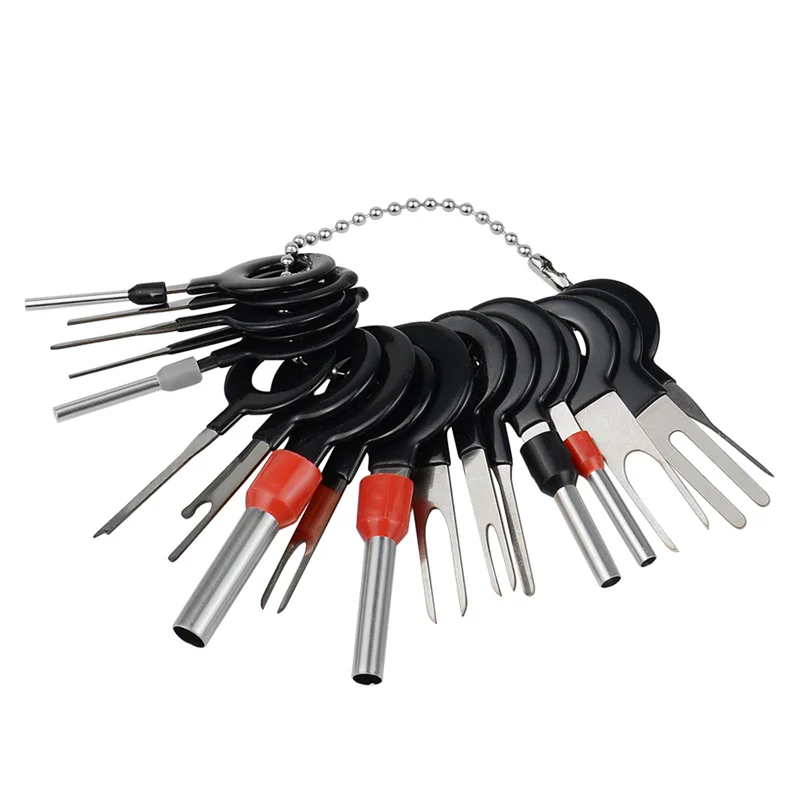 38PCS Car Terminal Removal Tool Electrical Wiring Crimp Connector Pin Extractor Kit Automobiles Terminal Repair Hand Tools