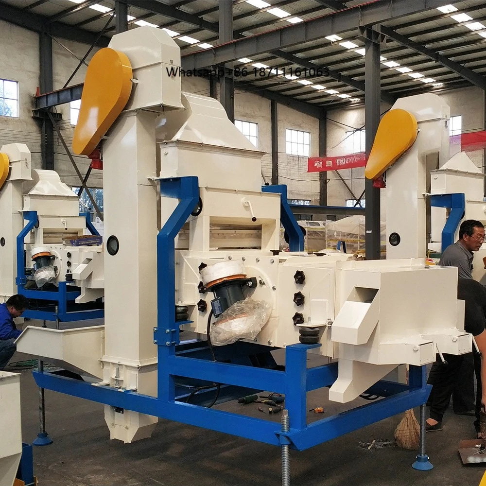 Screen Separator Machine - Máquina Separadora Rotativa Certificada para Arroz,