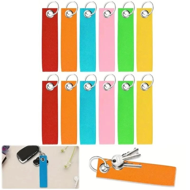10Pcs Felt Keychain… - image
