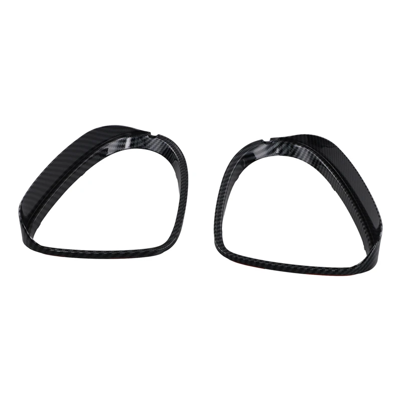 Car Rearview Mirror Cover Trim Side Door Mirror Cap Protective Carbon Fiber Look For BYD Seal / BYD ATTO 4