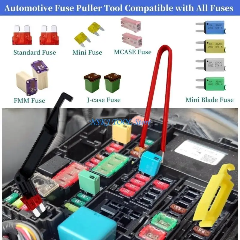 

L8RC Upgrades Automotive Relays Fuses Puller Tool Set for Efficient Terminal Removal