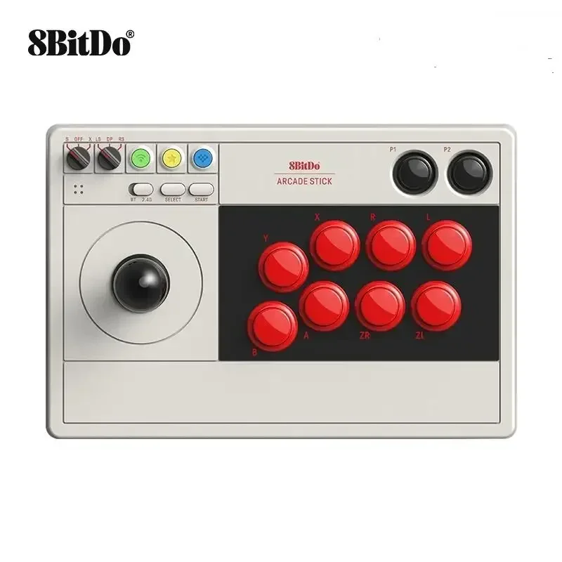 

US.EU 8Bitdo Arcade Stick 2.4G Receiver USB Wired Wireless Bluetooth Gamepad for Nintendo Switch Windows