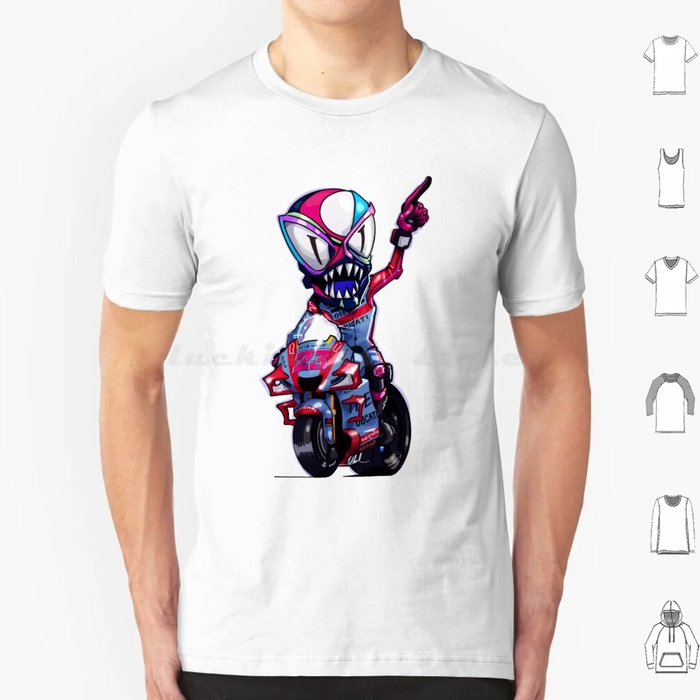 Enea Bastianini A Besta Camiseta de Algodão Homens Mulheres DIY Impressão Enea Bastianini Enea Bastianini Enea Bastianini 23 23 Enea