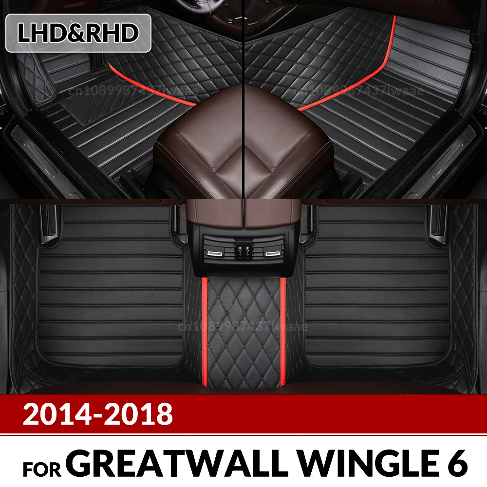 

Автомобильные коврики для Great Wall Wingle 6 2014 2015 2016 2017 2018, индивидуальные подушечки для ног, автомобильный ковер, аксессуары для интерьера