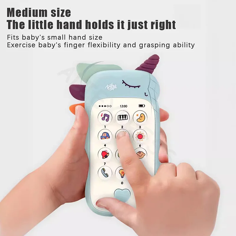 Baby Phone Toy Music Sound Telephone Sleeping Toys ABS Kids Infant Early Educational Toy Kids Gifts