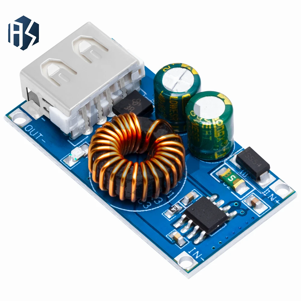 ‌12V/24V to USB-C Fast Charger Module – QC3.0/FCP/SCP 18W DC-DC Converter with 5V-12V Adjustable Output | 95% High Efficiency