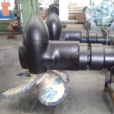 Transom Azimuth Thruster 360 Degree Rotation Rudder Propeller Marine Propulsion System