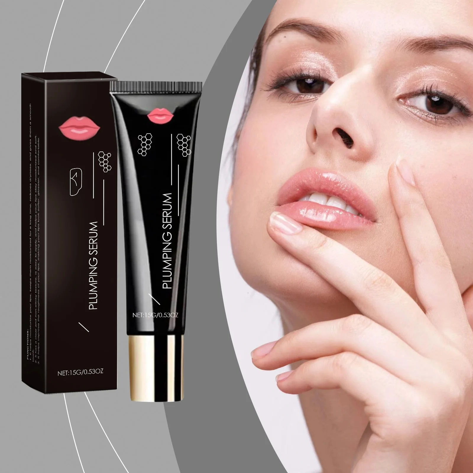Moisturizing & Nourishing Lip Oil - Plumping Lip Gloss for Deep Hydration, Moisturizing Lips, Relieving Dryness & Lip Care