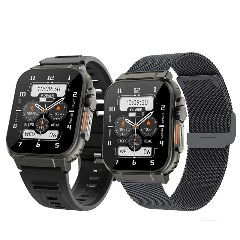 

New 600mAh Ultra Smart Watch Men Bluetooth Call TWS Local Music Sport Clock 1.96'' IP68 Waterproof Relógio Smartwatch Women