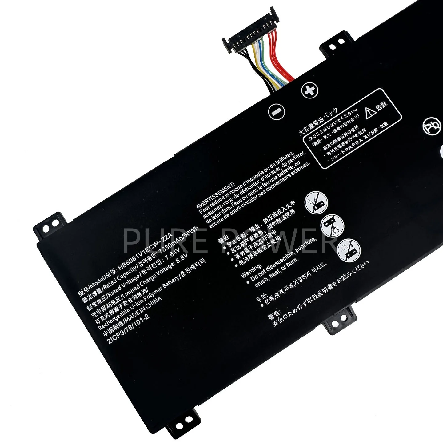 New Laptop Battery HB6081V1ECW-22A 7.64V 56WH 7330mAh High Quality For Huawei Honor HLYL-WFP9 HLYL-WFQ9