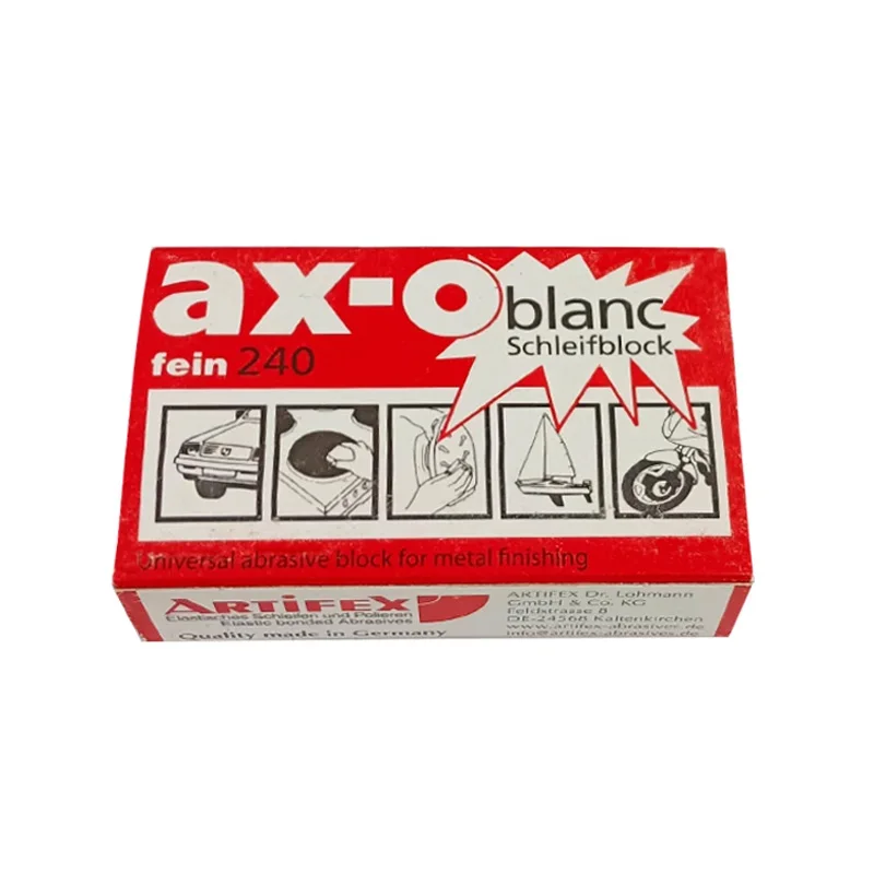 Imagem -03 - Peça Artifex Ax-o Borracha Macia Oilstone para Corte de Fio Metal Wedd Bloco de Polimento Reparação de Arranhões Remoção de Ferrugem 80x50x20 mm 1