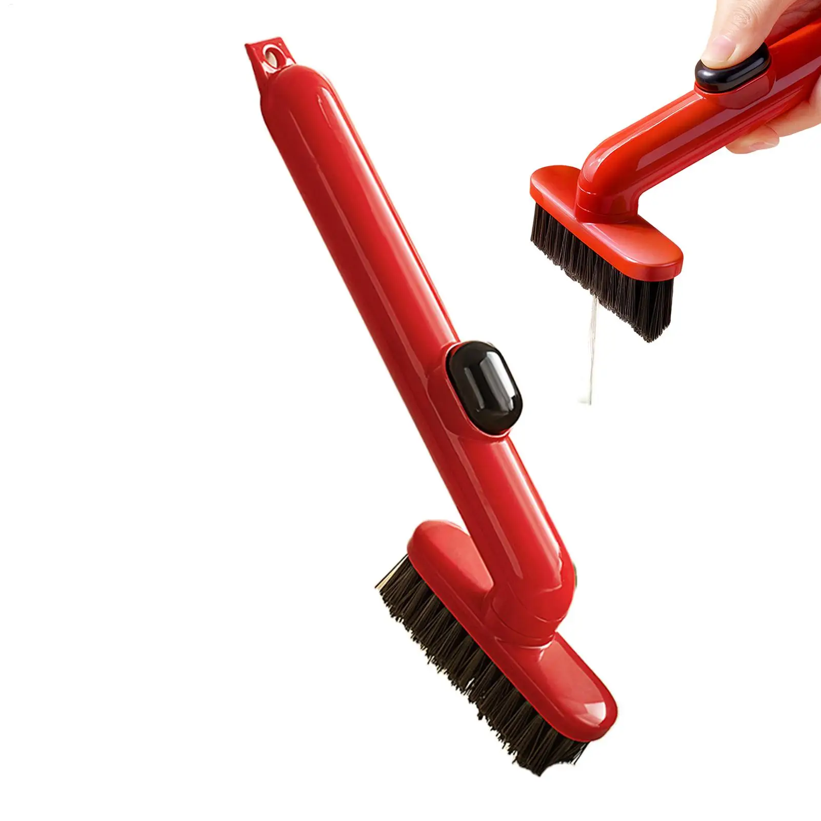 Crevice Cleaning Brush 360 Degree Rotating Tight Spaces Scrubber With Detergent Dispenser For Home Tile Grout Cleaning Supply