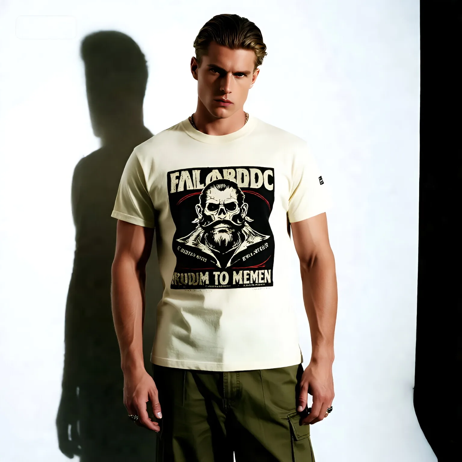 

Летняя мужская и женская модная свободная футболка с короткими рукавами из чистого хлопка, удобная черная мужская американская футболка для фитнеса 956