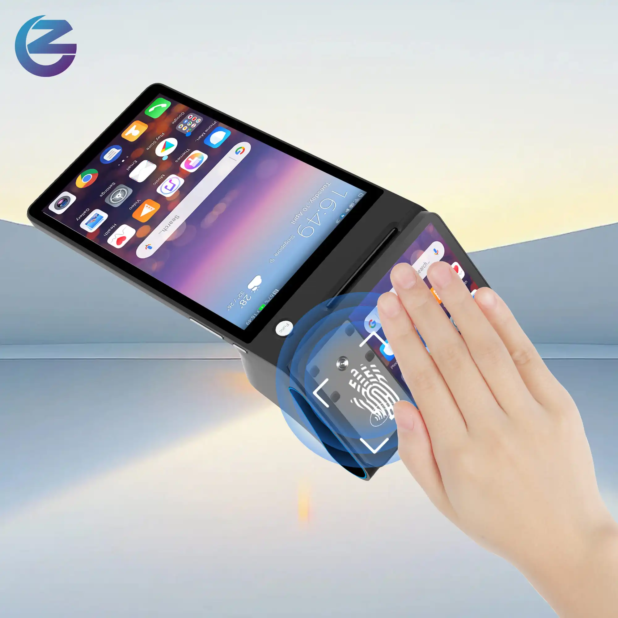 OEM Palm Vein Print Terminal With Custom Boot Logo And Android 14 Plam ATTENDANCE TERMINAL
