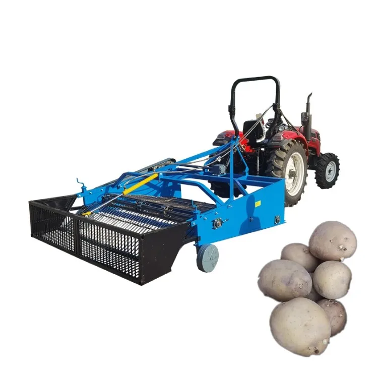 Tractor Mounted Single Row Potato Harvester Machinery Small Sweet Potato Digger