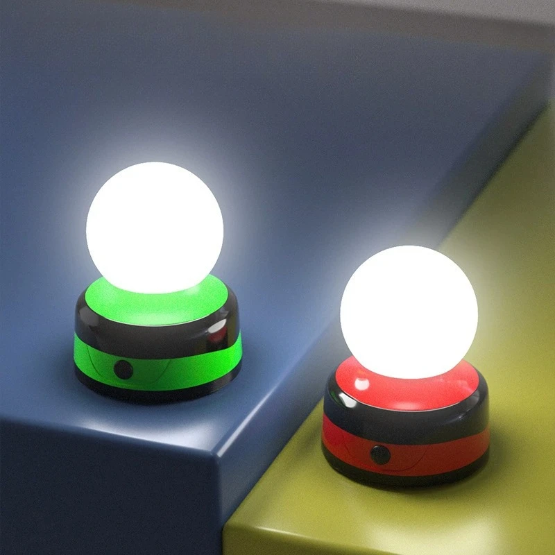 

LED Camping Lantern with Hook Portable Emergency Tent Light Waterproof Round LED Work Light for Hiking Car Outdoor Adventures