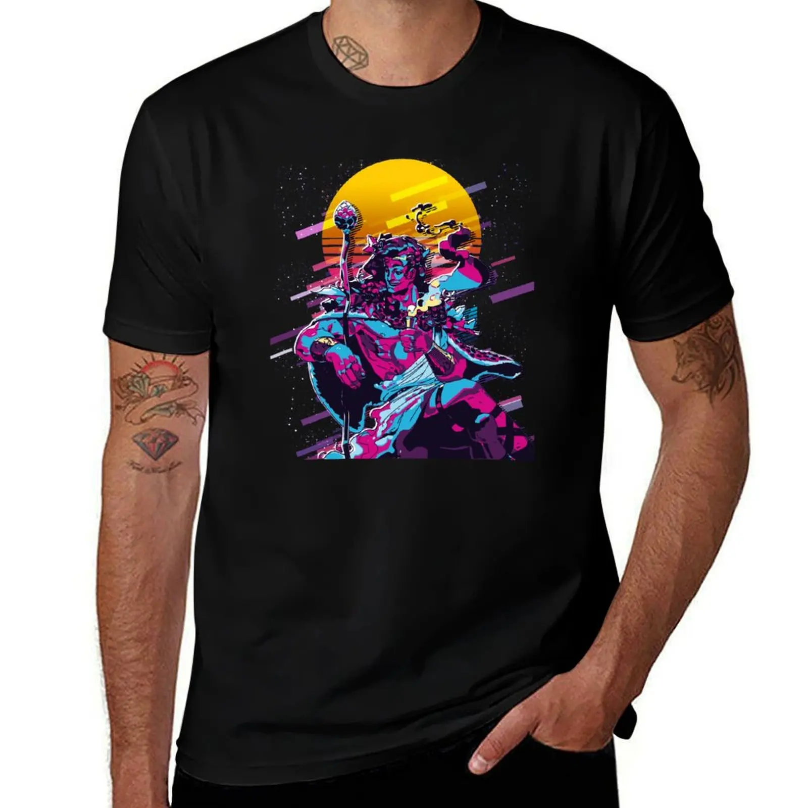 Dionysus - Hades (80s Retro) T-Shirt shirts graphic custom t shirt oversized t shirts for men