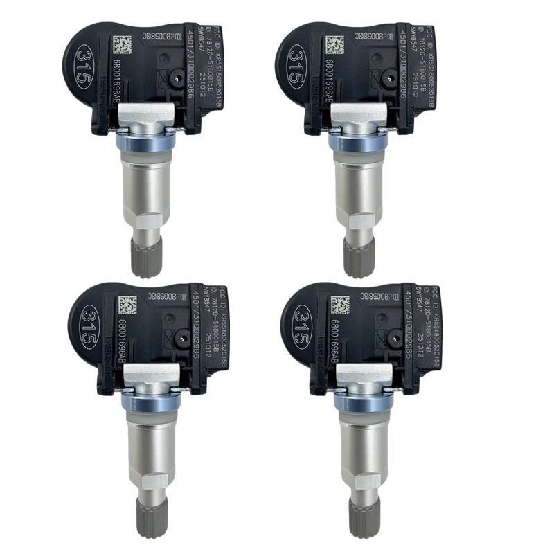 1/4PCS 315MHZ Tire Pressure Monitoring Sensor TPMS 68001696AB,68001696AA Fit for Jeep Compass Chrysler Sebring Dodge Charger