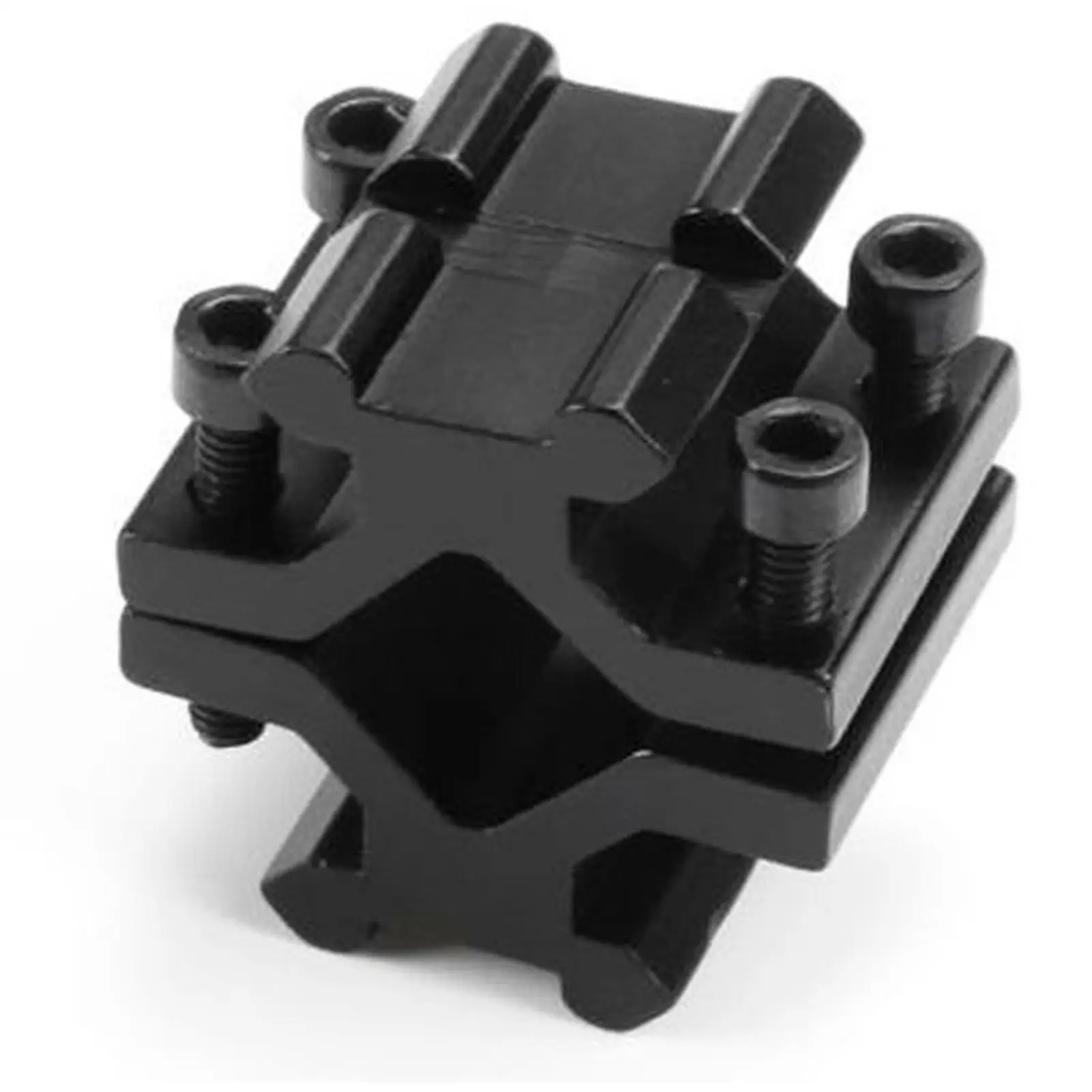 1pcs Aluminum Alloy Accessories for Rifle Carabine Adjustable Adapter with Rail Tube Mount for Picatinny Base Rail Mount Clamp