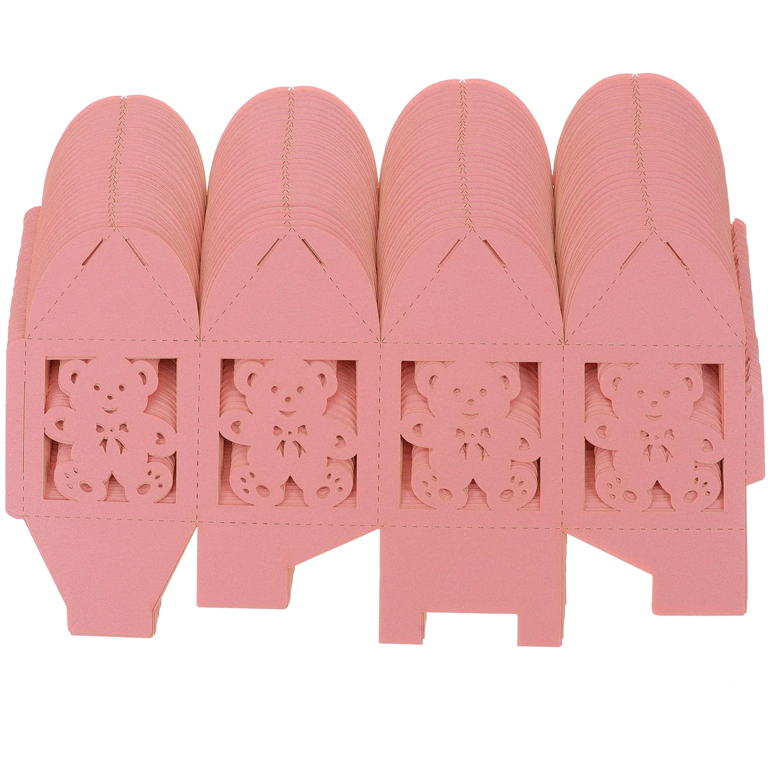 

50 Pcs Candy Box Boxes for Treat Small Party Favors Bear Packaging Wedding Shaped