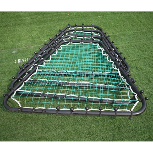 Multi progetto Rete da calcio a 4 vie pieghevole allenamento di calcio rimbalzo attrezzatura da allenamento per calcio pratica di colpire a 4 vie