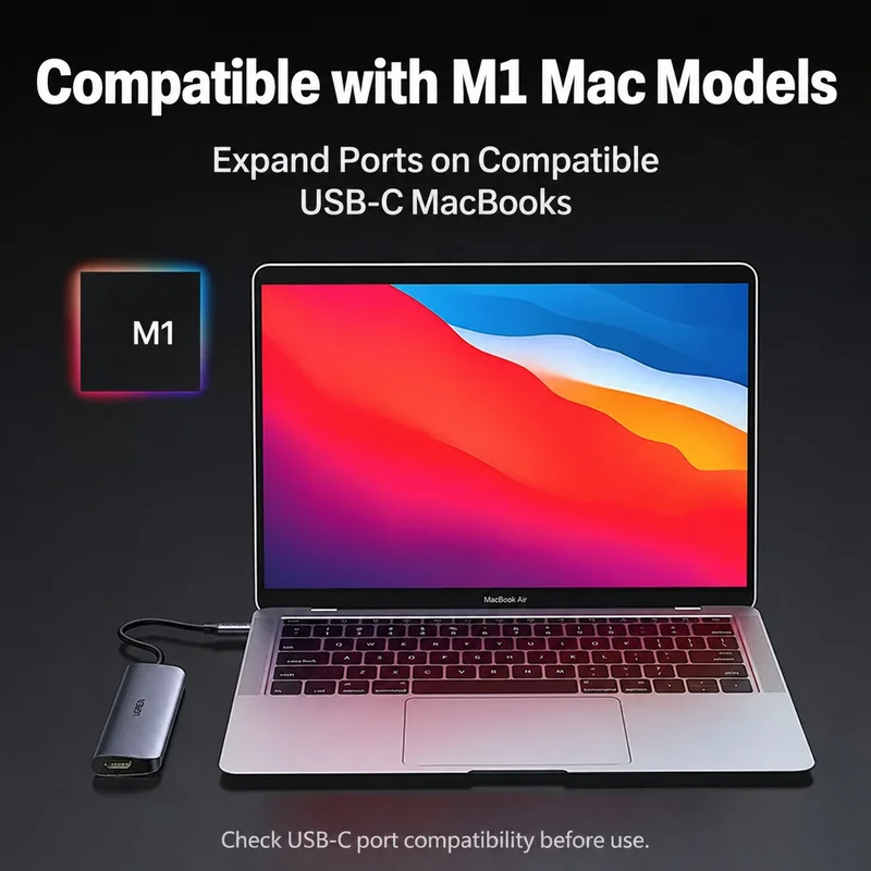 UGREEN 50209 5-in-1 USB-C Hub with 4K HDMI, 3 USB 3.0 Ports and 100W PD Charging