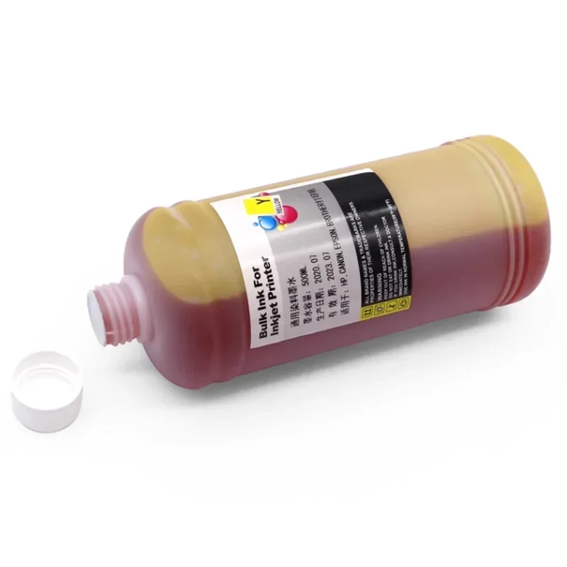 KMCY tintas 500ML CISS SystemDye tinta Universal para impresora Compatible con cartuchos de tinta para impresoras Canon HP Brother Epson