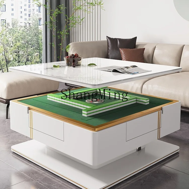 

CL lifting electric mahjong table household multi-function machine integrated dual-purpose small apartment rock slab