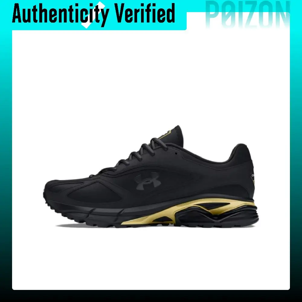 Under Armour Unisex UA Apparition Low top Casual Shoes Unisex Black Gold 3027596-001