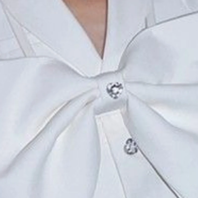 Women's Spring Autumn Blazers Outerwear Tops Suits Dresses A-line Skirts Bowknot Cover-up Buttons Aromatic Wind Design SimpleNew