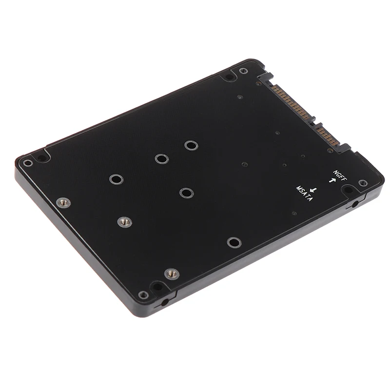 NGFF Para SATA 3 Gabinete HDD Externo, Protocolo M.2 Placa Adaptador, MSATA SSD
