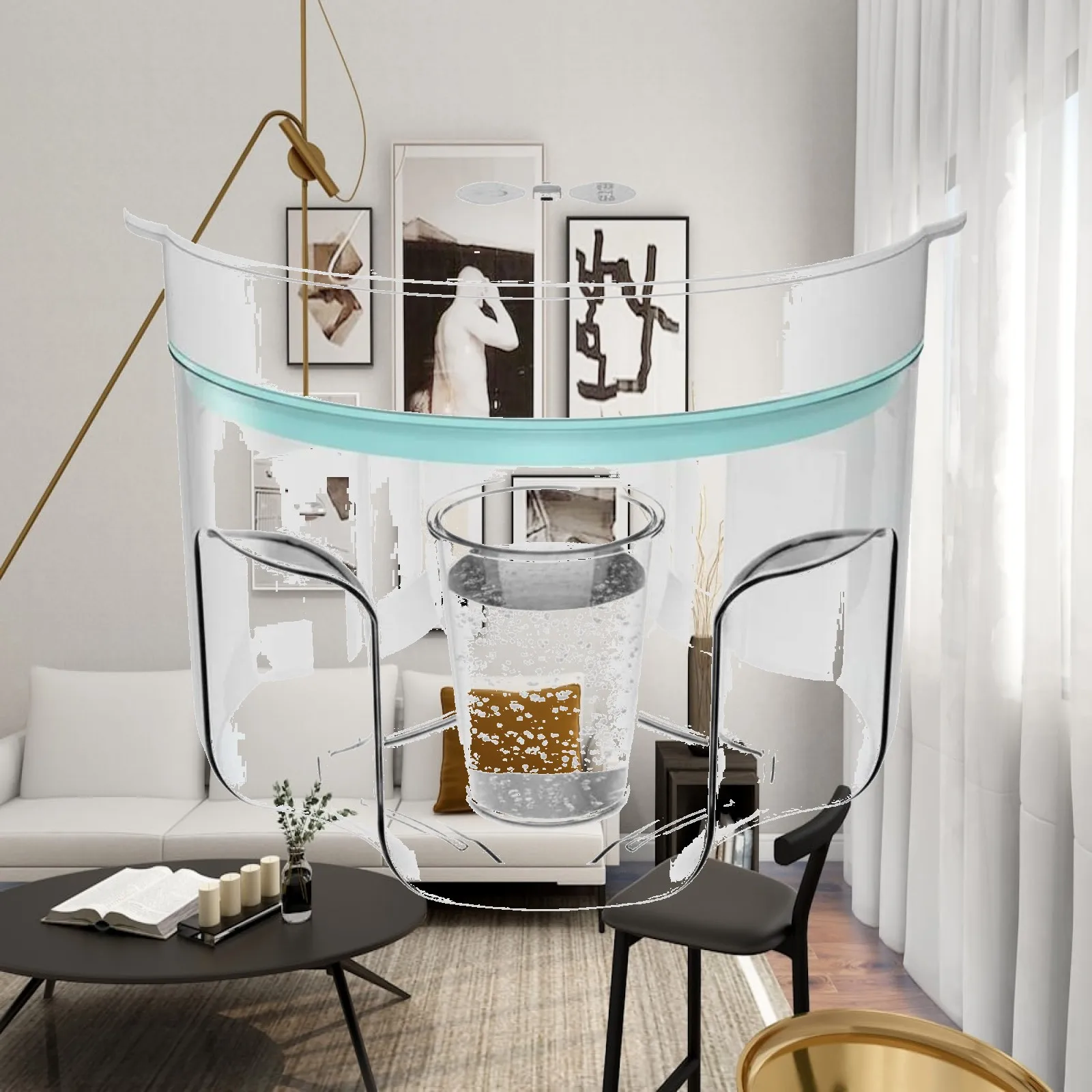 Clear Resin Bubble Remover 2L Vacuum Chamber Polycarbonate Degasser Equipment for Mold Casting and Craft Use