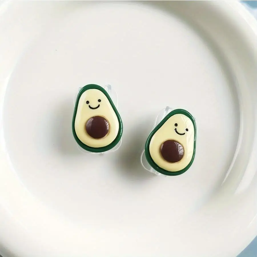 1/5/10/20/50/100pcs /s of Cute Avocado Soft USB Cable Protectors - Suitable for Mobile Accessory Data Cables - Durable, Break-Re