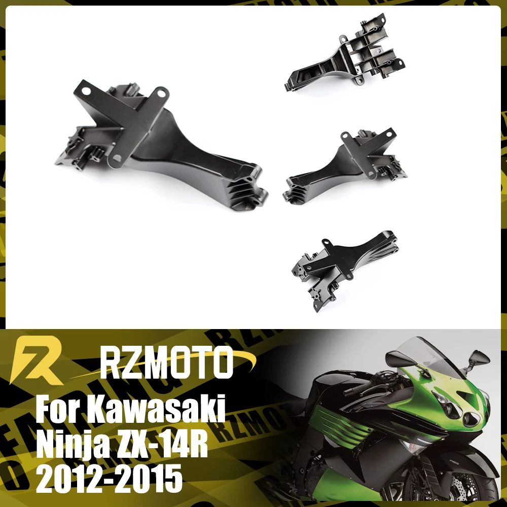 Motorcycle Headlight Bracket Fairing Stay Support Headlamp For Kawasaki ZX14R ZZR1400 ZX-14R ZZR 1400 2006-2011 2010 Accessories