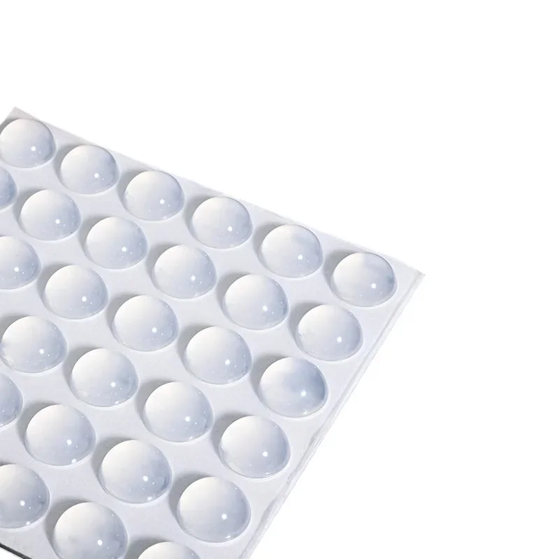 Palang Pintu Transparan Mini Silikon 100/200/300 Buah Meja Penyangga Senyap Anti-tabrakan, Kursi, Bantalan Pelindung Furnitur Kabinet