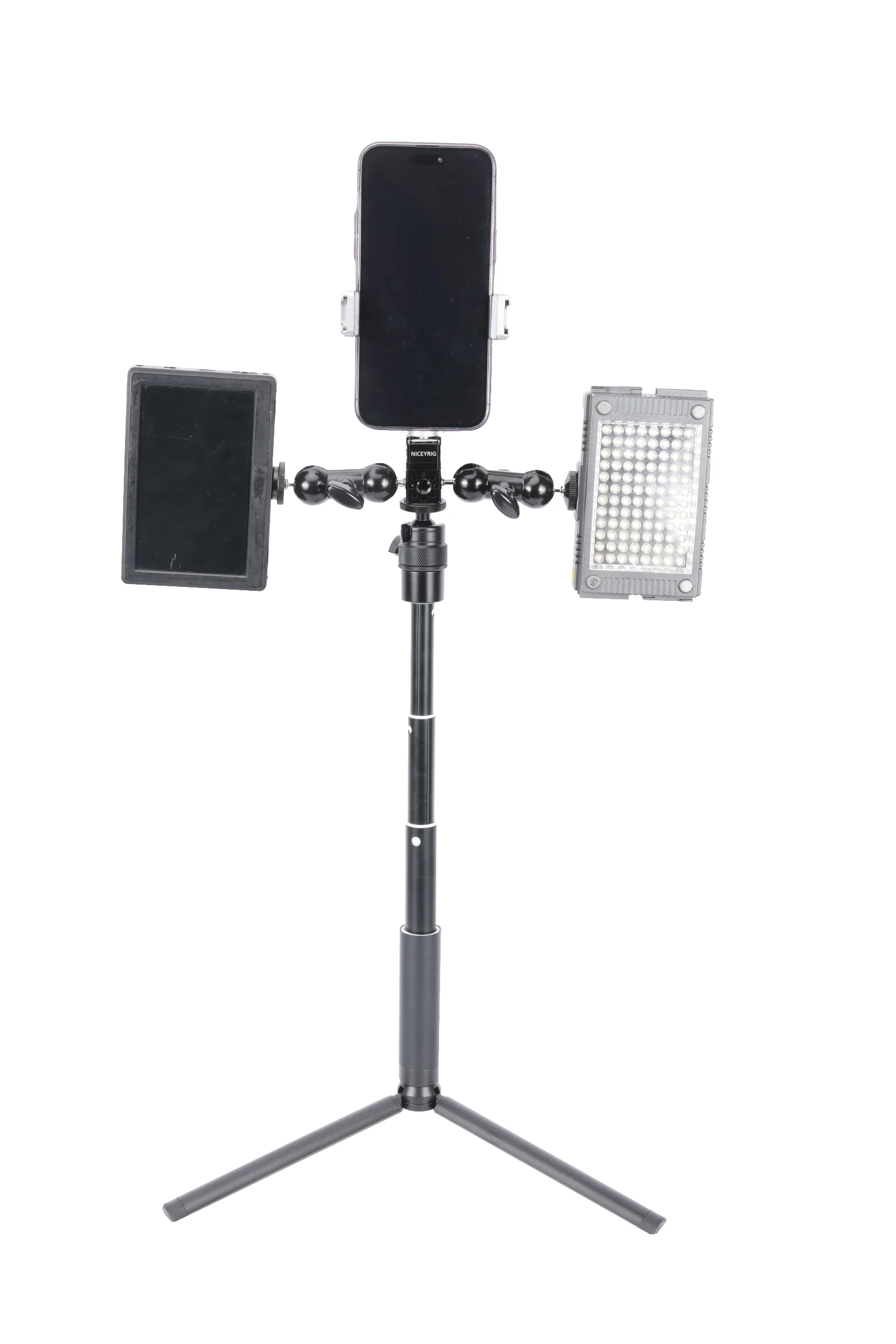 NICEYRIG Mini Cube Extension Bracket z otworami na śruby (3/8 i 1/4) Arri do mocowania, do eksploatacji z eksploatacji, lamp LED, mikrofonów — zdjęcie produktu 6