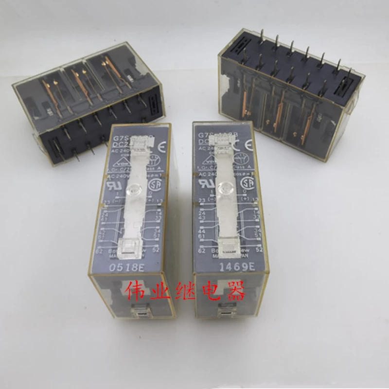 

（Second-hand）1pcs/lot 100% original genuine relay:G7S-3A3B 4A2B 24VDC 14pins safety relay