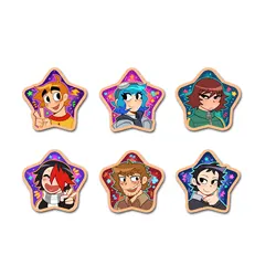 Acrylic Anime Scott Pilgrim Pins Brooches Accessories Scott Pilgrim Wallace Ramona Badge Pin Backpack Badge For Fans Gifs