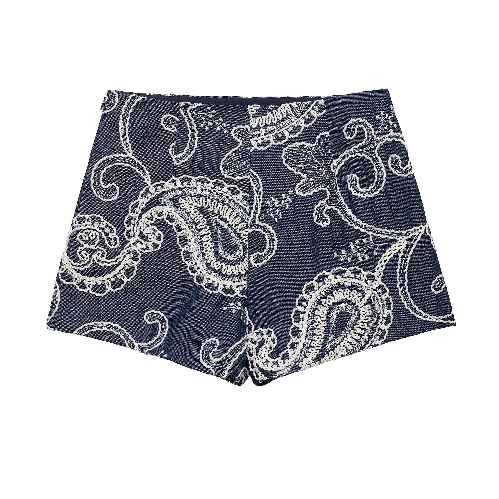 2025 ฤดูร้อนผลิตภัณฑ์ใหม่เสื้อผ้าผู้หญิงแฟชั่นสบายๆยุโรปและอเมริกาเย็บปักถักร้อยตกแต่งกระโปรงและกางเกง