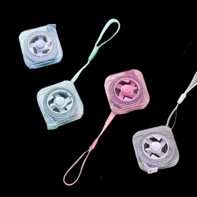 2-Meter Mini Metric And Imperial Durable Measuring Tape Multifunctional And High-precision Household Shrinkage Measuring Tape