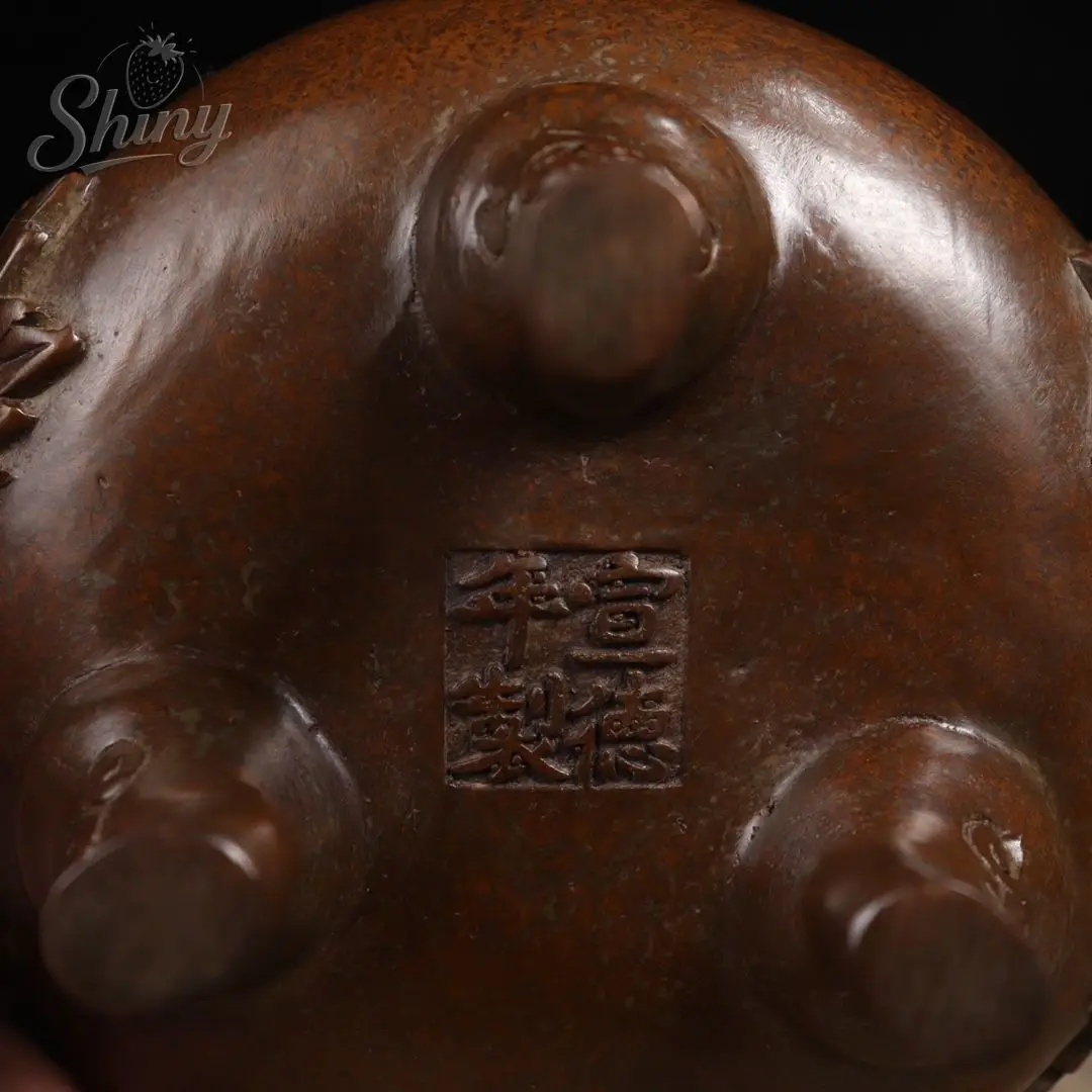 Solid Copper Phoenix Incense Burner Zen-inspired Home Bass Incense Burner Vintage Home Decor Ornament