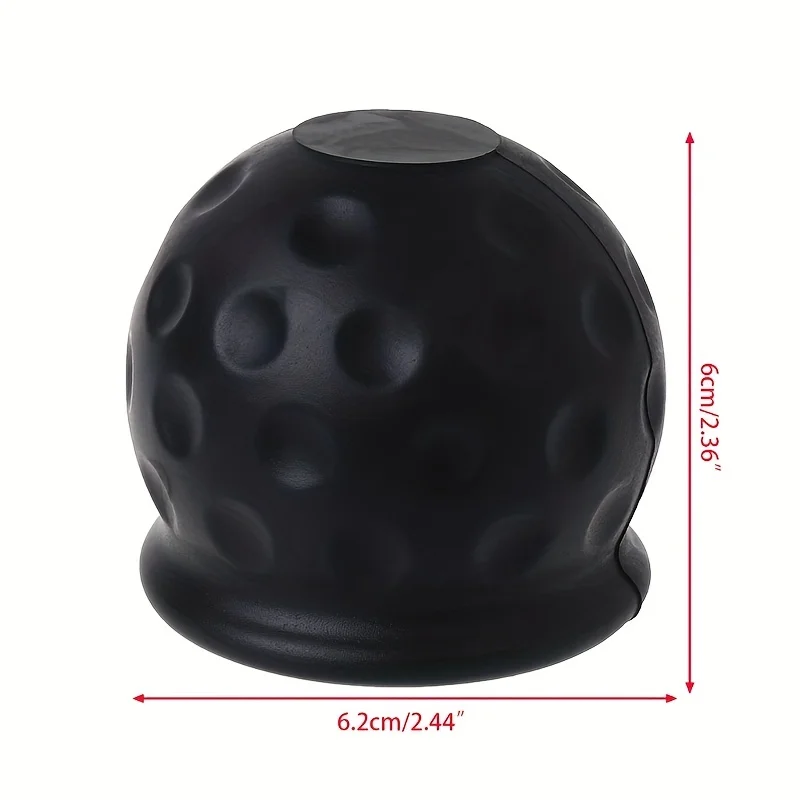 Universal 50mm Tow Bar Ball Cover Cap Ball hood for Trailer Protect Rubber acid alkali resistance Car Accessories Repair Tool